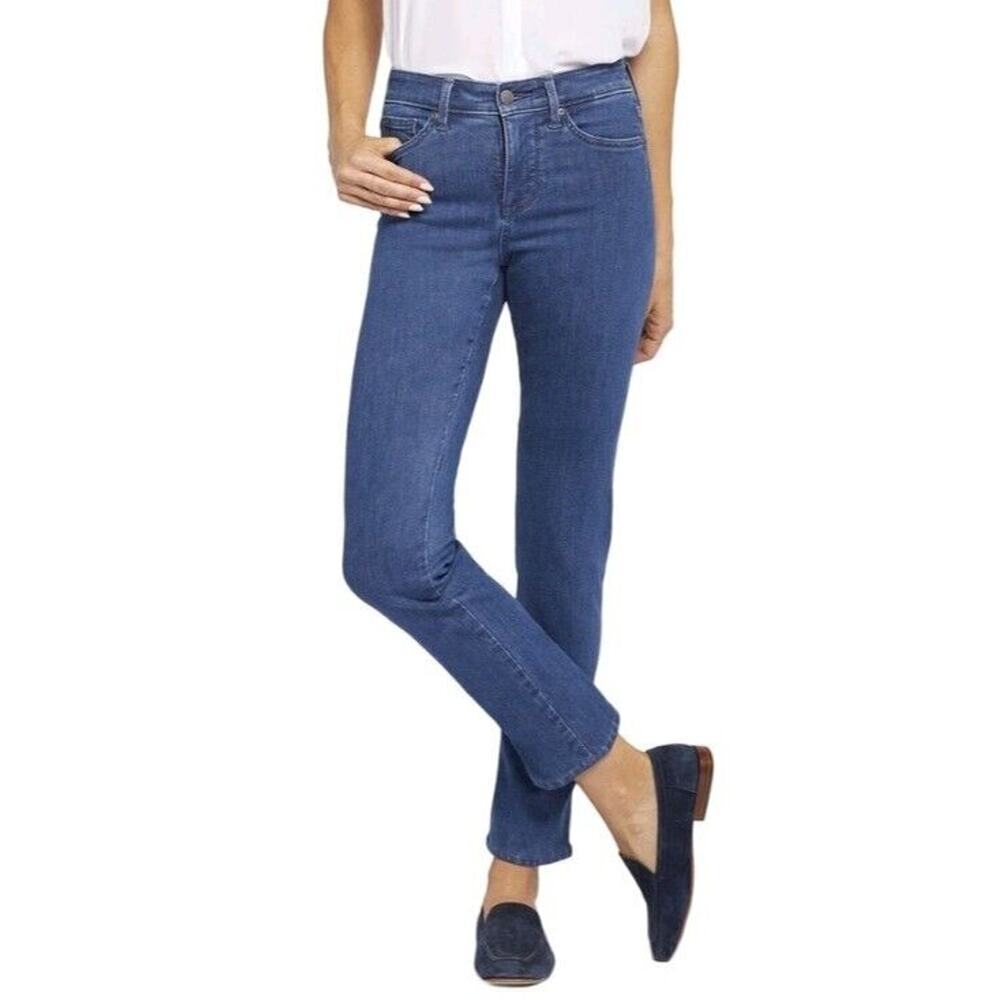 NYDJ Women's Straight Leg Jeans - Blue